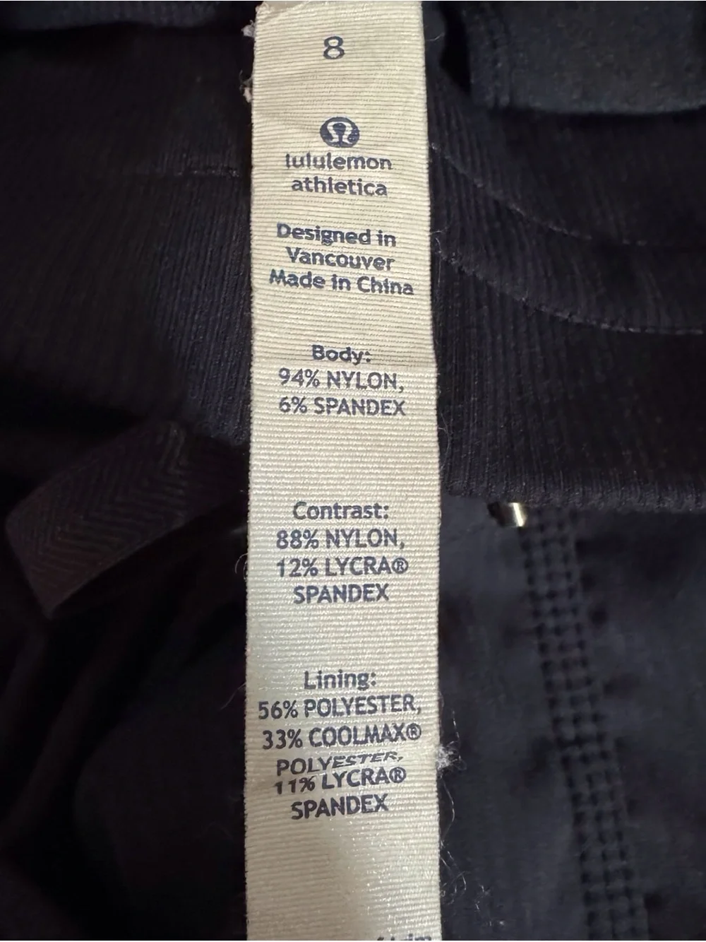 Lululemon Dance Studio Pants Black Size 8 Athletic Gym Yoga Athleisure Pull On